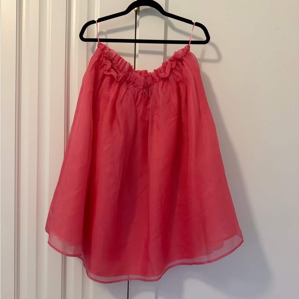 CAROLINE CONSTAS Martina Strapless Baby Doll Mini Dress - Picture 4 of 7
